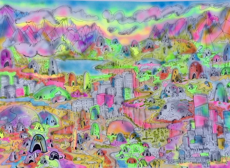 Trippy Neon Land