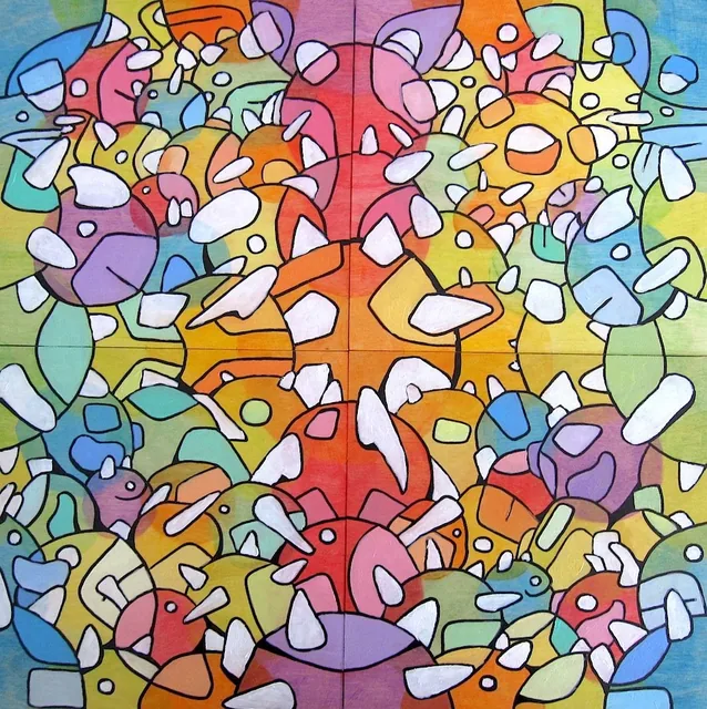 Reassembled Crowd 2